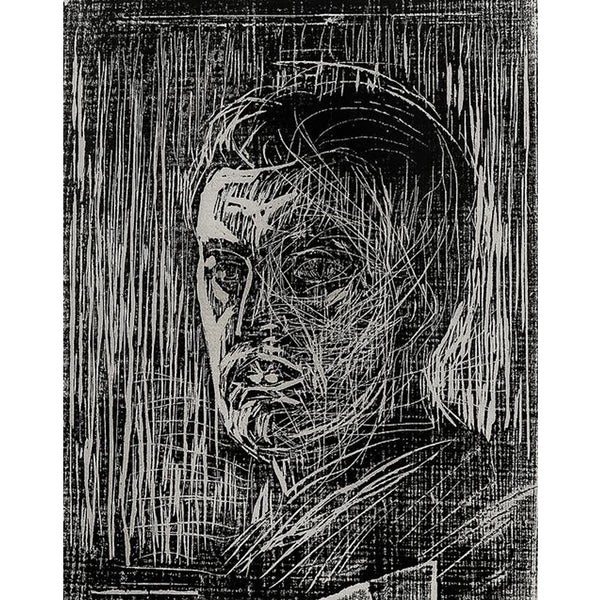 210724|24th and 25th July 2021|Self Portrait in Print (Woodcut)